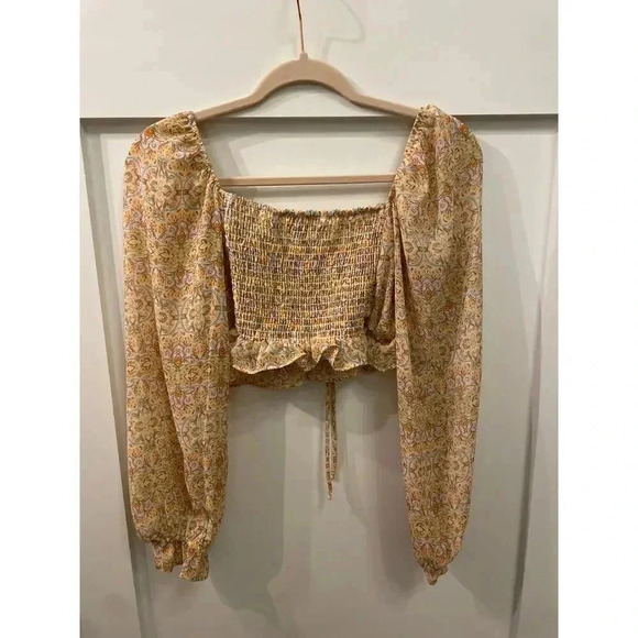 Revolve Show Me Your Mumu Rivington Crop Top in Stevie's Paisley, M - Picture 10 of 10